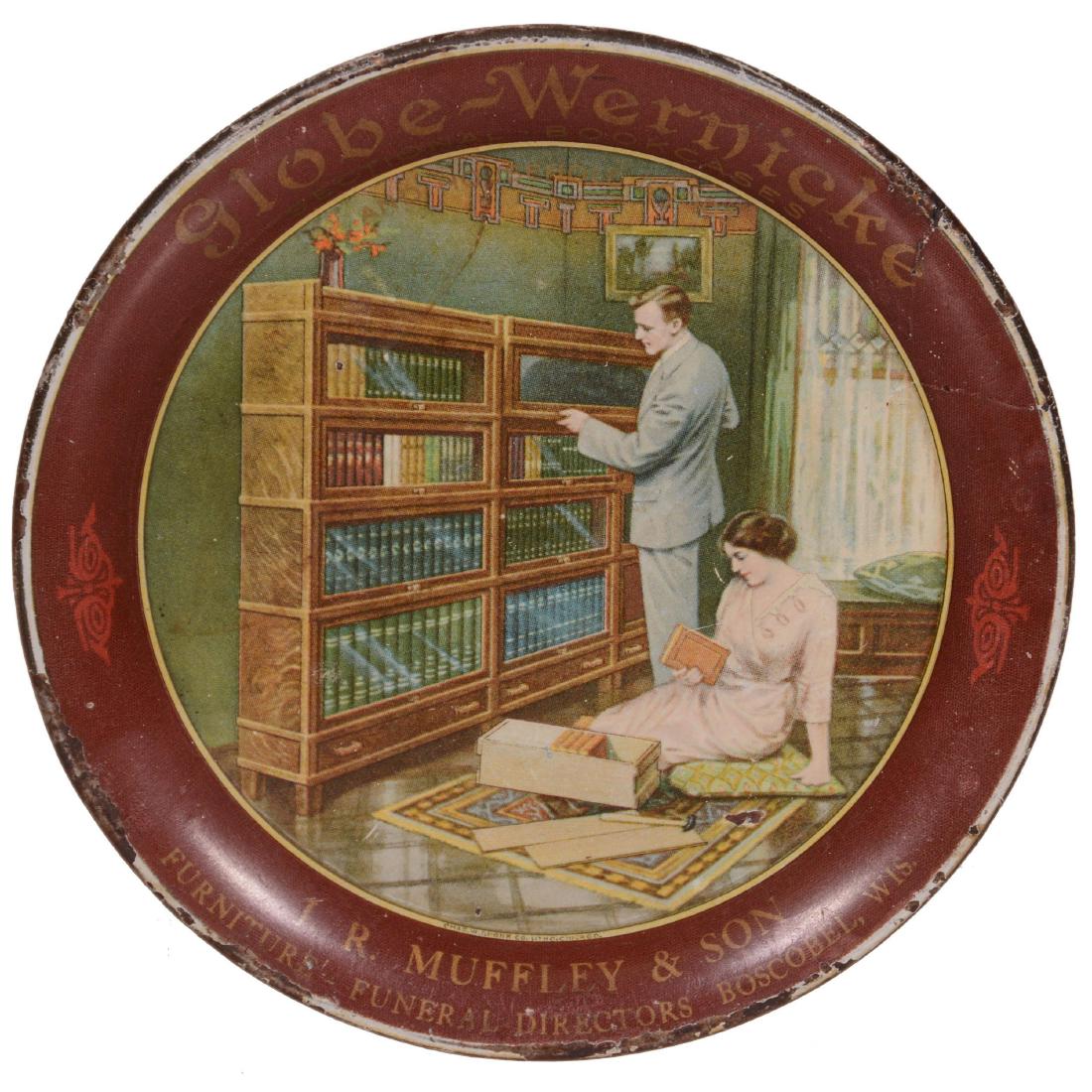 Original Round Advertising Tip Tray (1 of 2)