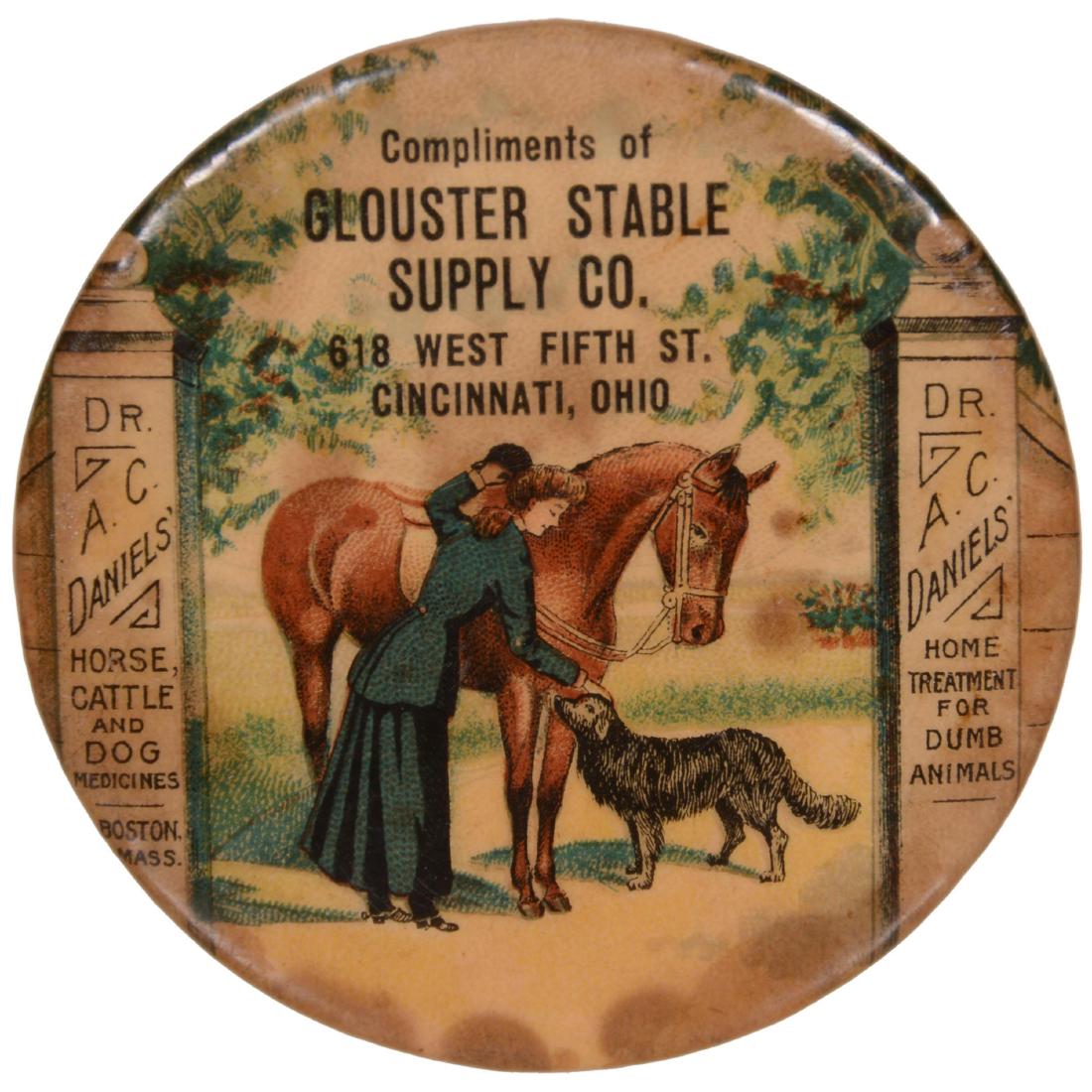 Original Round Advertising Pocket Mirror (1 of 2)