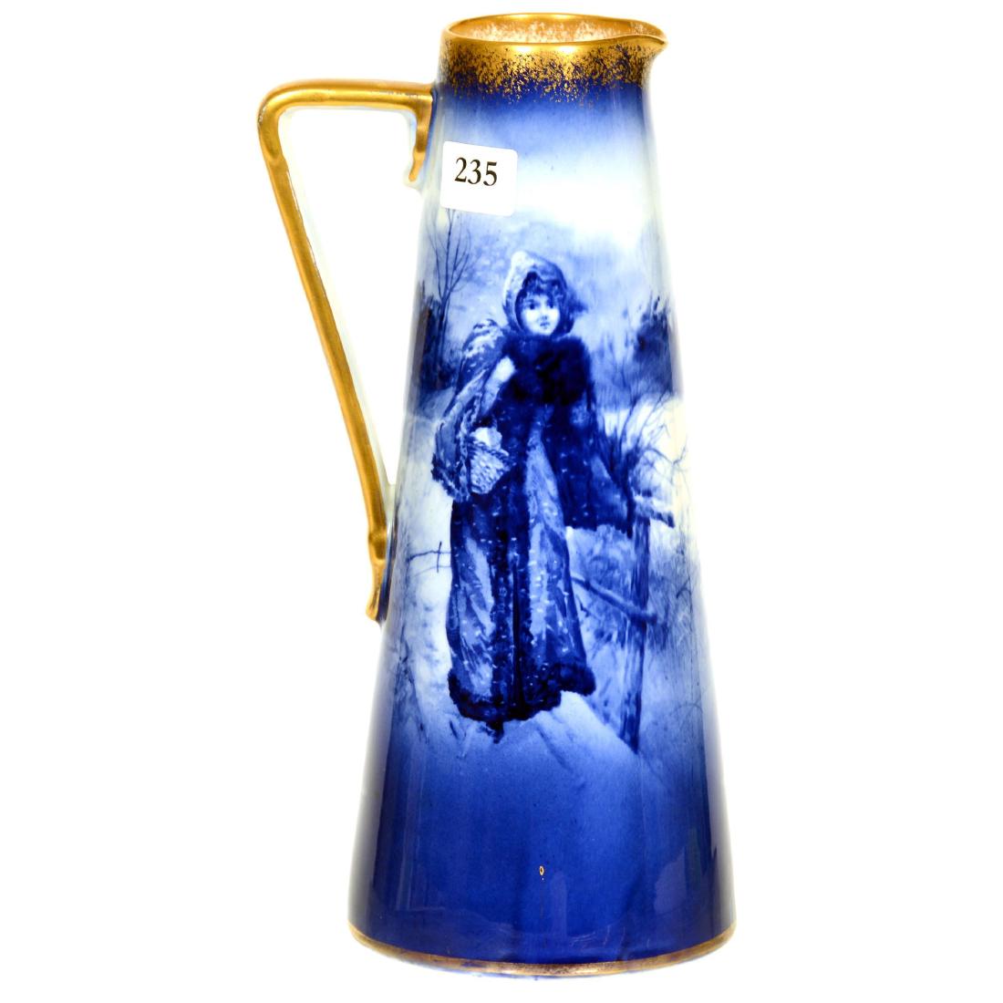 Royal Doulton Flow Blue Pitcher (1 of 3)