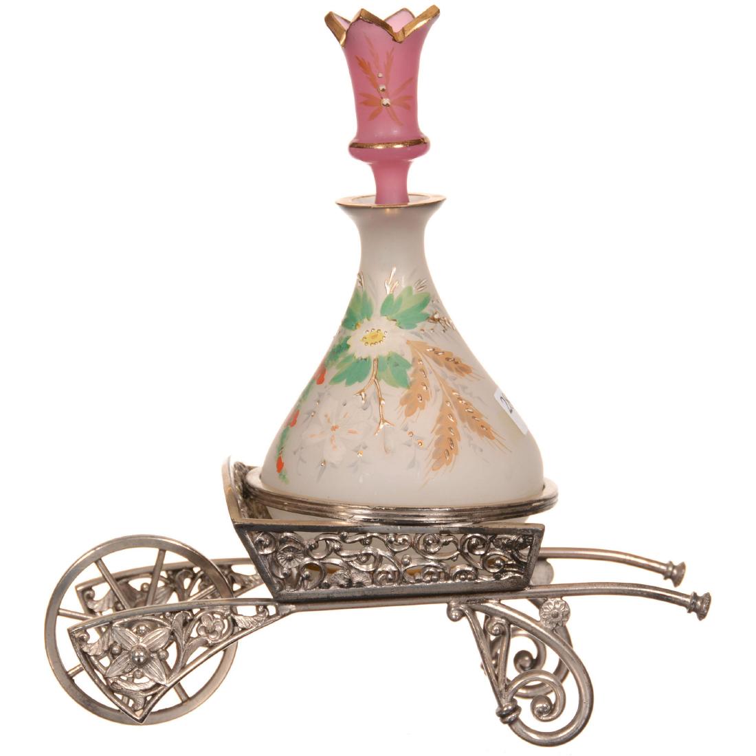 Victorian Figural Cologne Bottle Holder (1 of 2)