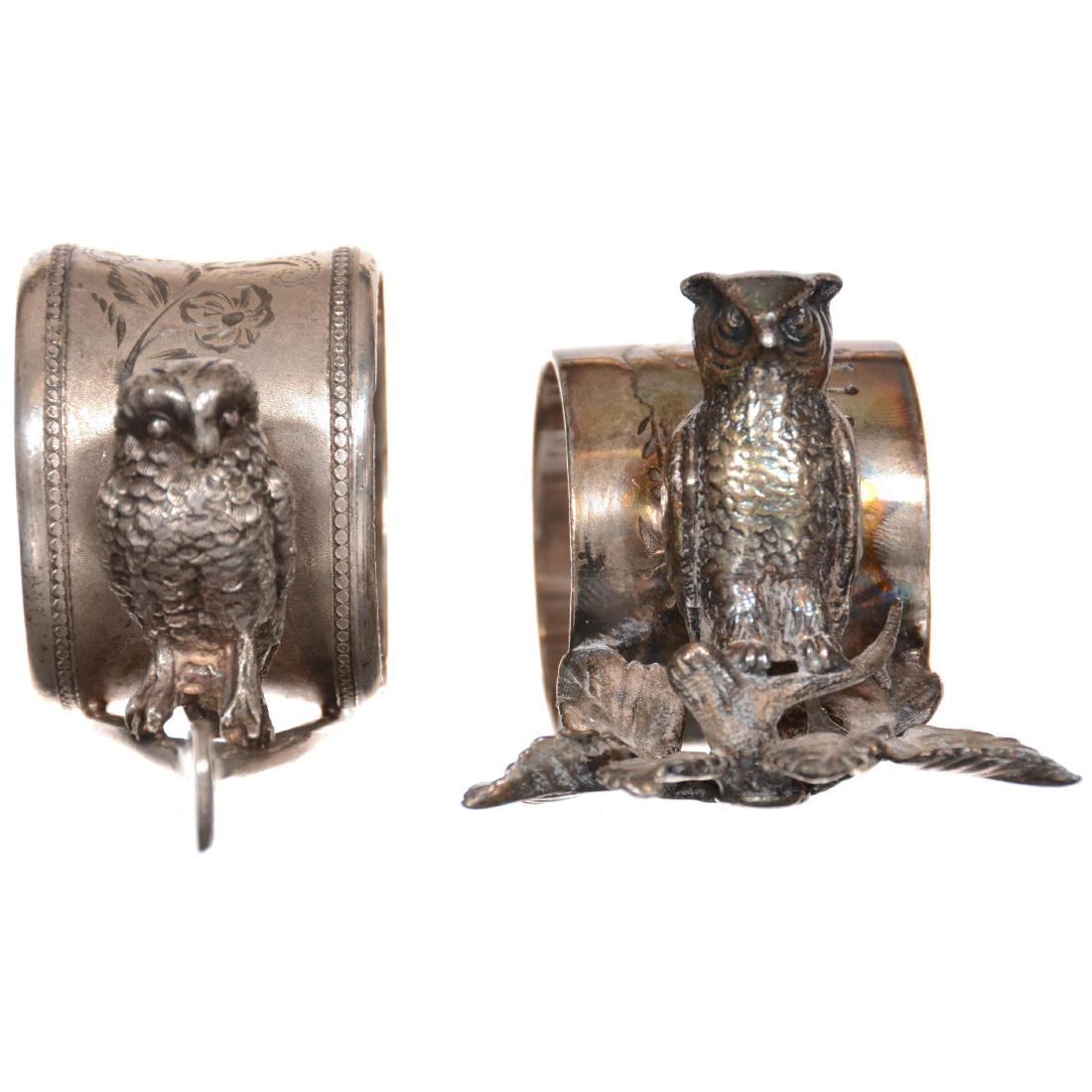 (2) Victorian Figural Napkin Rings (1 of 2)