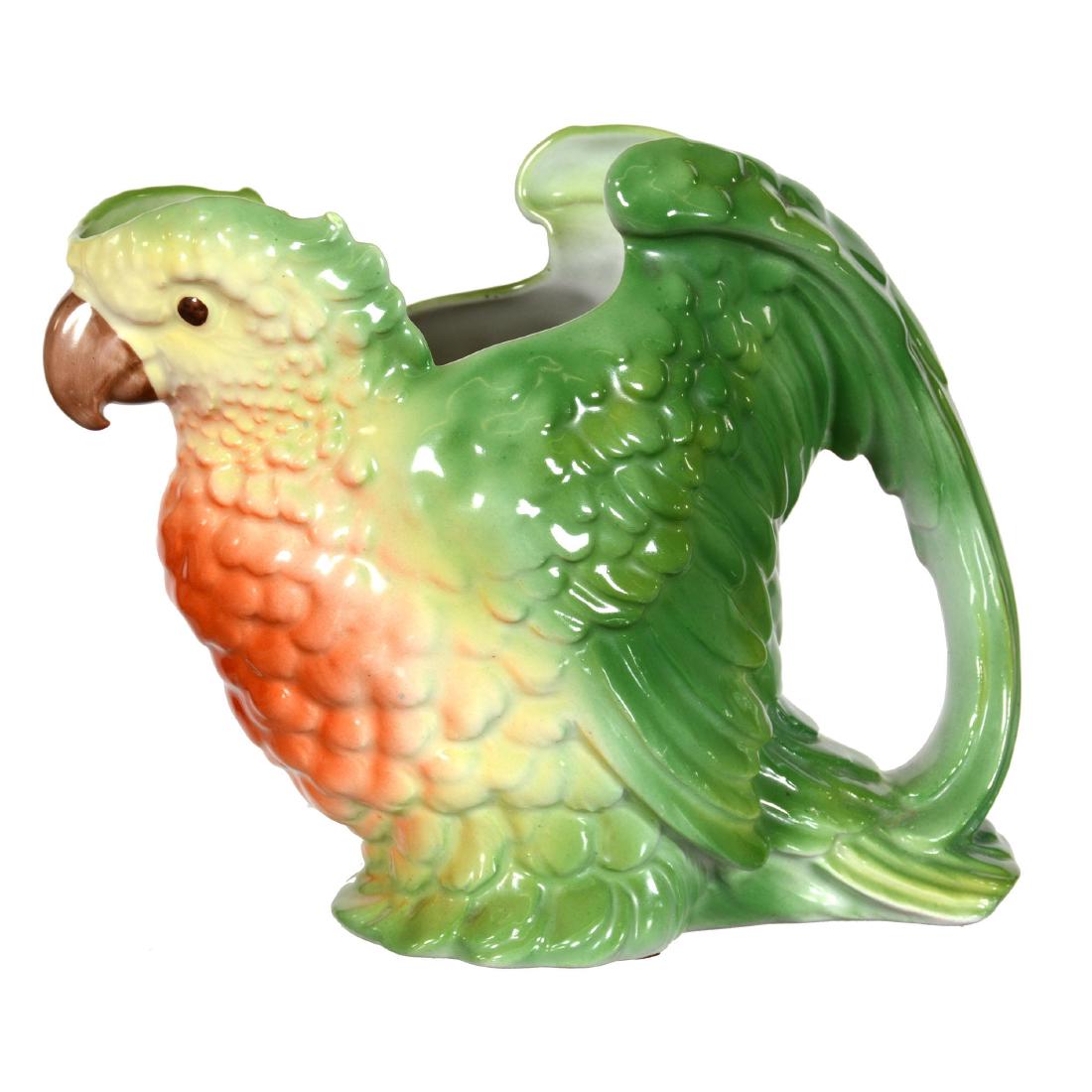 Royal Bayreuth Parakeet Water Pitcher (1 of 3)