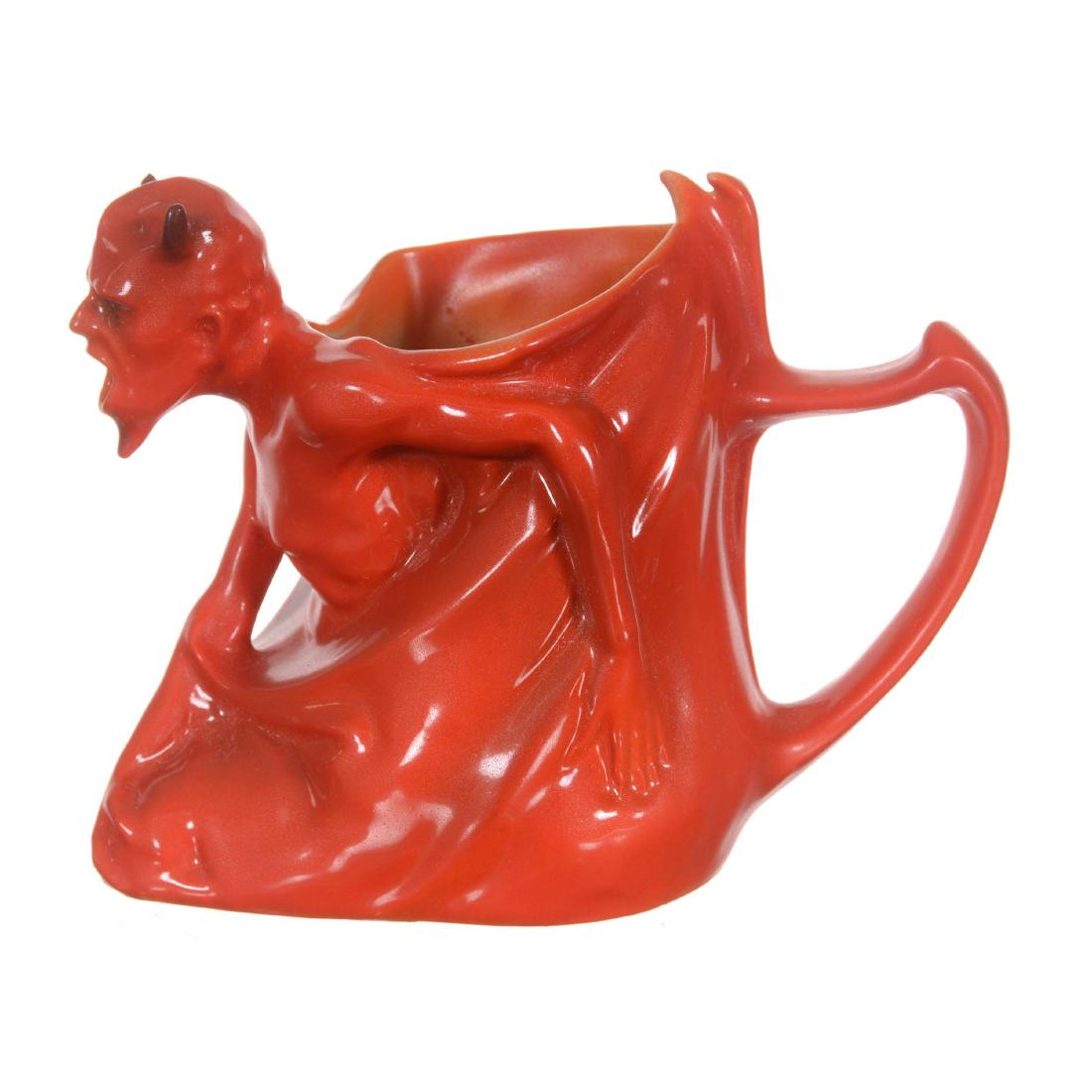 Royal Bayreuth Red Devil Milk Pitcher (1 of 3)