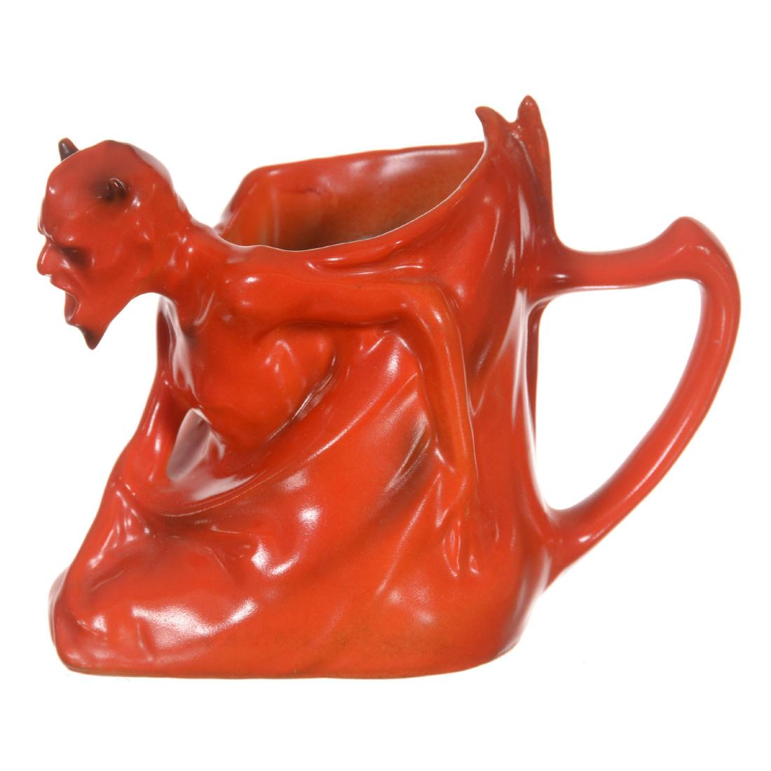 Royal Bayreuth Red Devil Creamer (1 of 3)