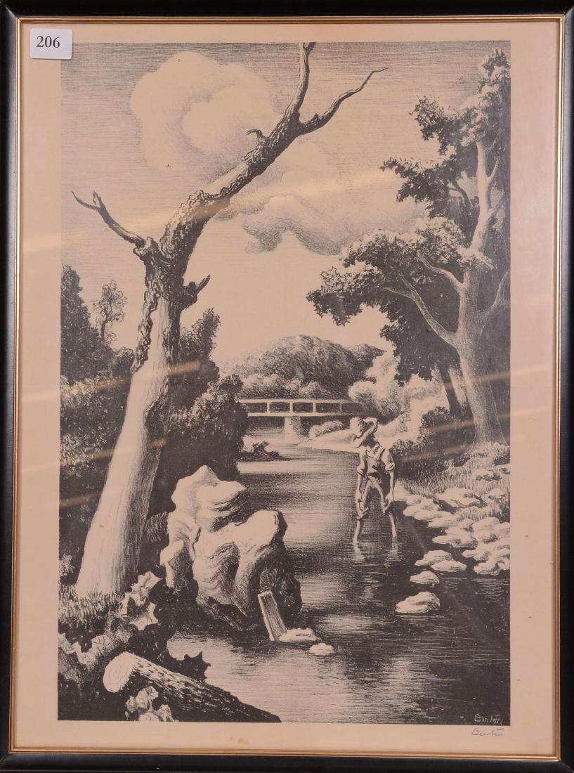 Original Thomas Hart Benton Lithograph (1 of 4)