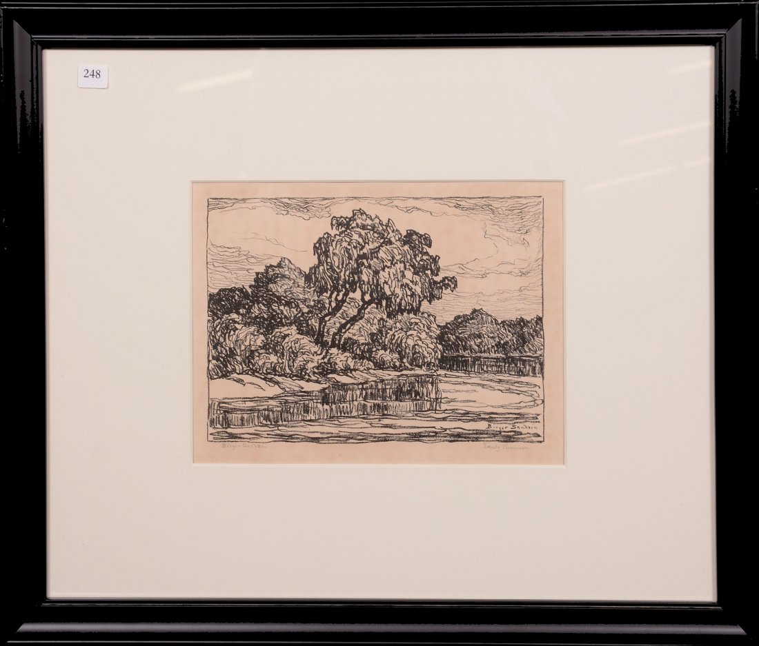 Original Birger Sandzen Lithograph (1 of 4)