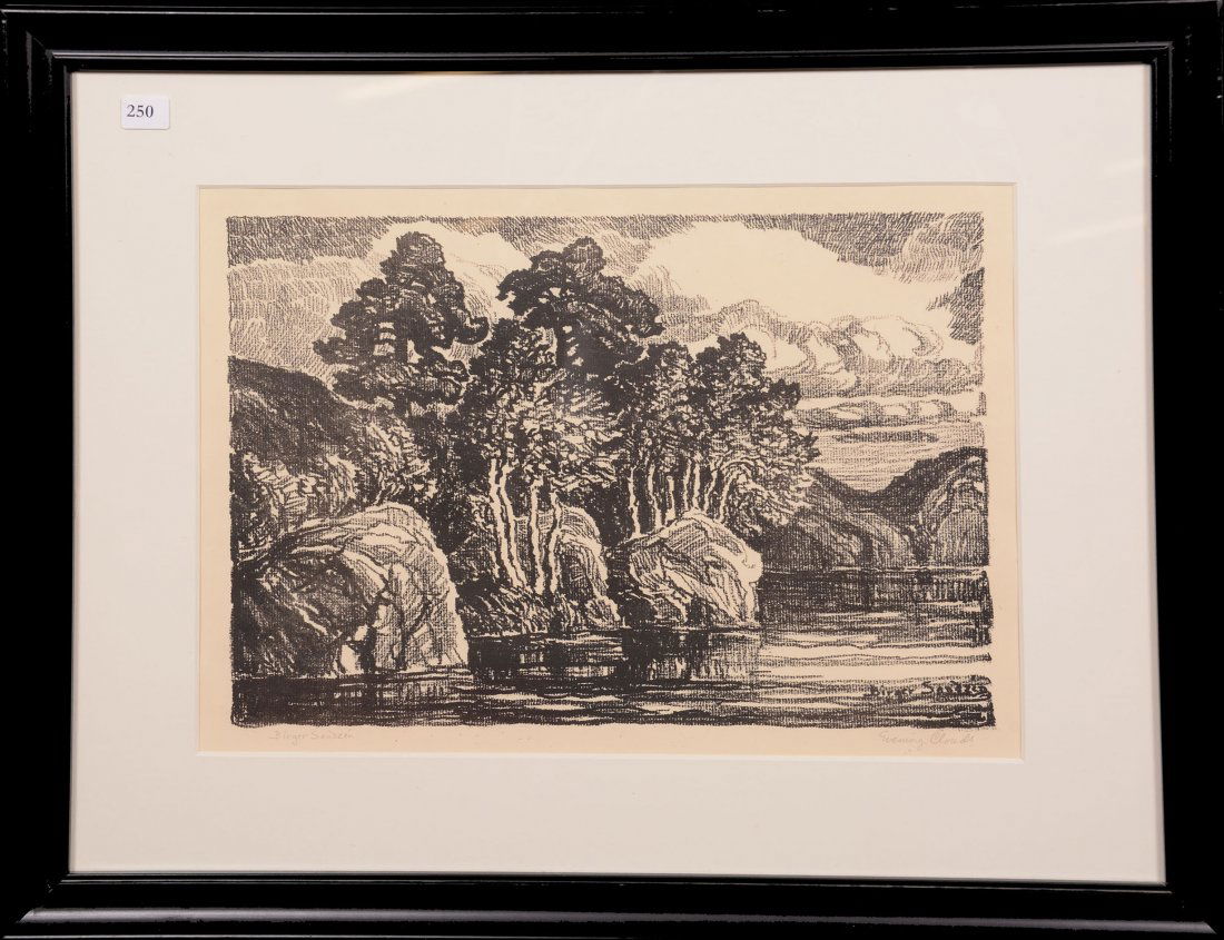 Original Birger Sandzen Lithograph (1 of 4)