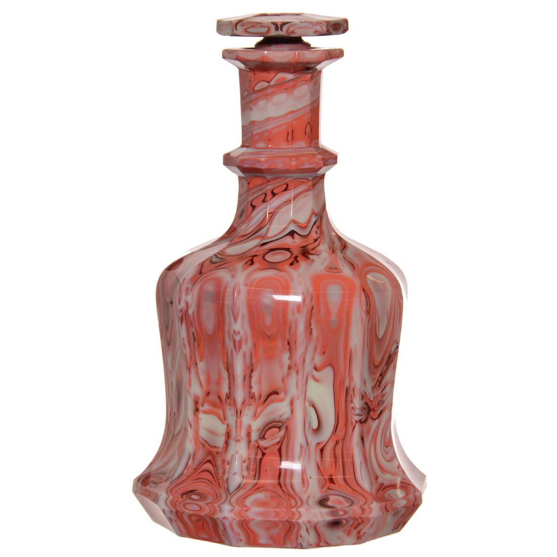 Bohemian Lithyalin Glass Decanter (1 of 2)
