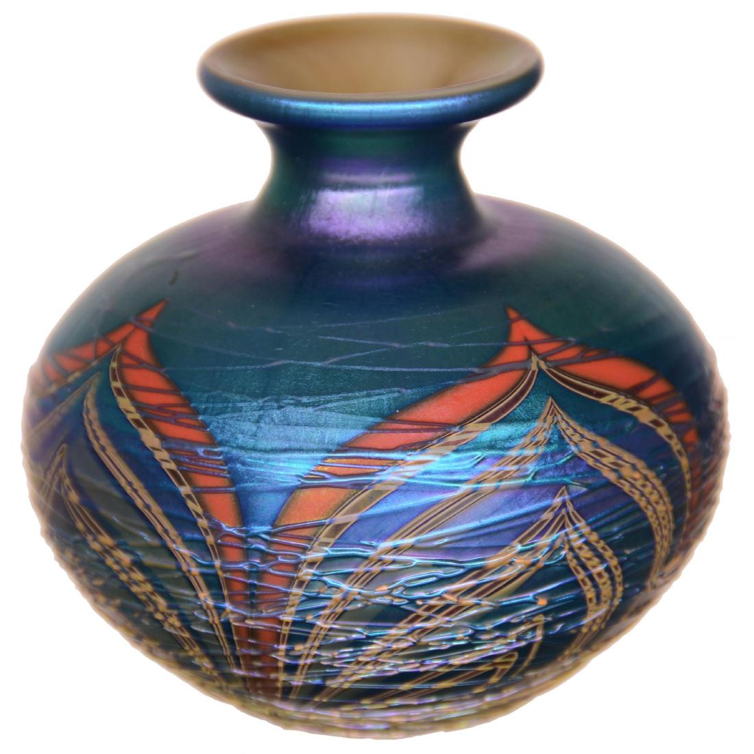Contemporary Art Glass Miniature Vase (1 of 2)