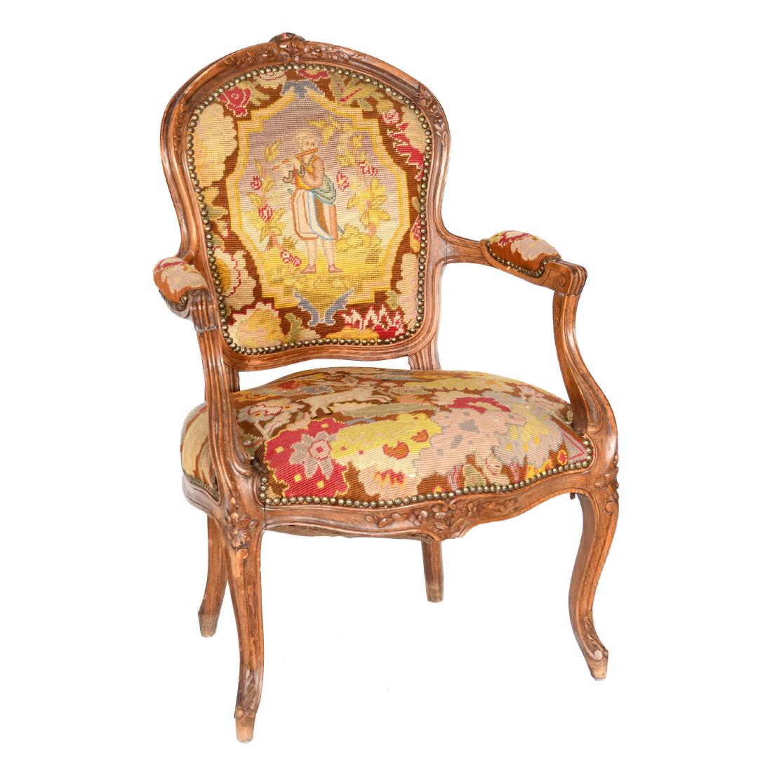 Victorian Carved Parlor Chair