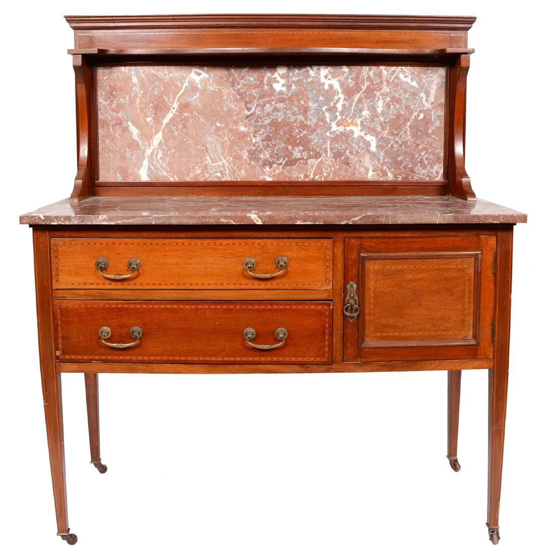 Marble Top Sideboard (1 of 4)