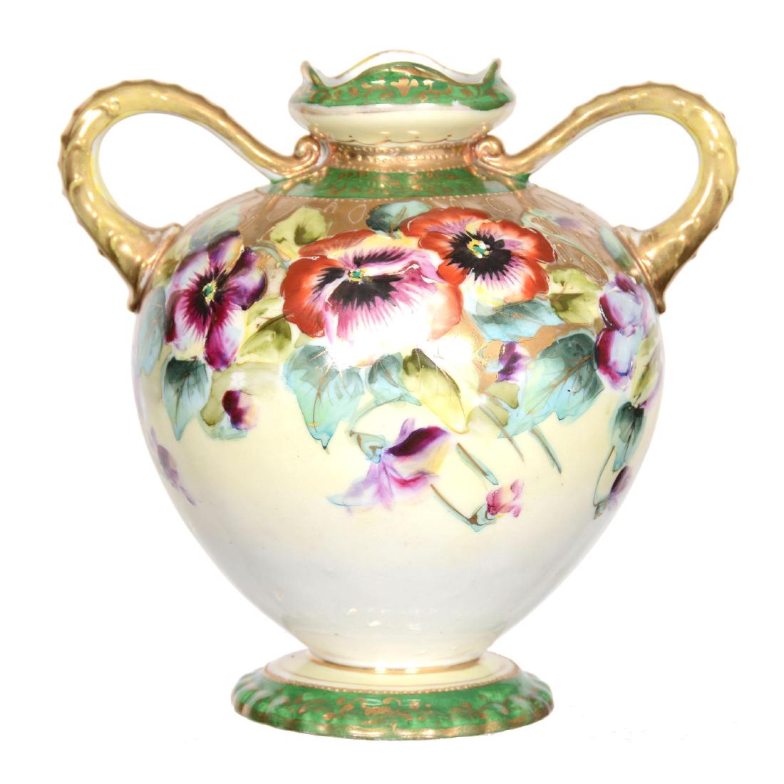 Nippon Two-Handled Vase (1 of 3)