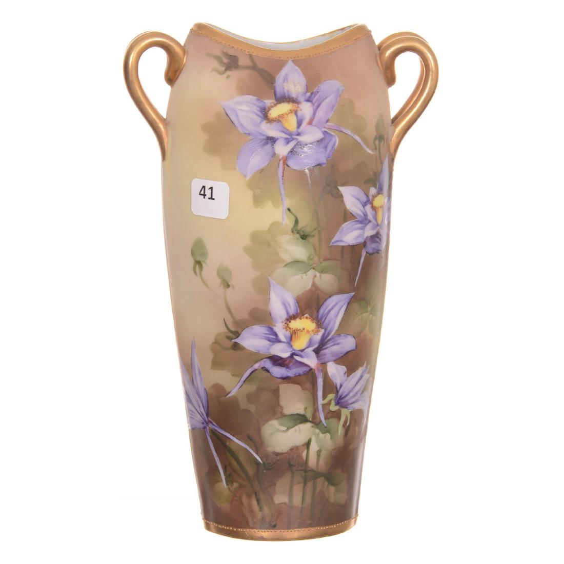 Nippon Two-Handled Vase (1 of 4)