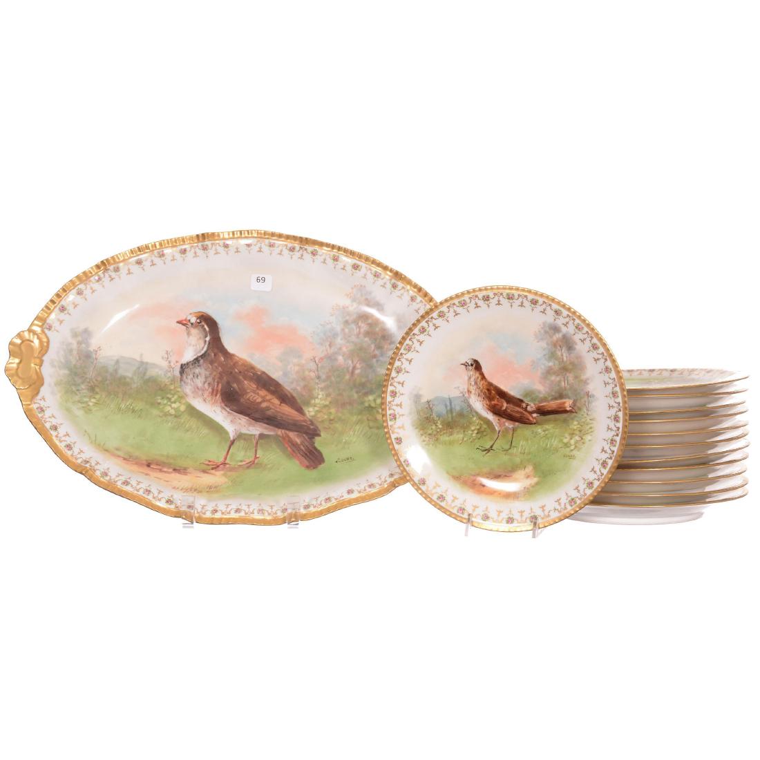 Marked Limoges Game Set (1 of 3)