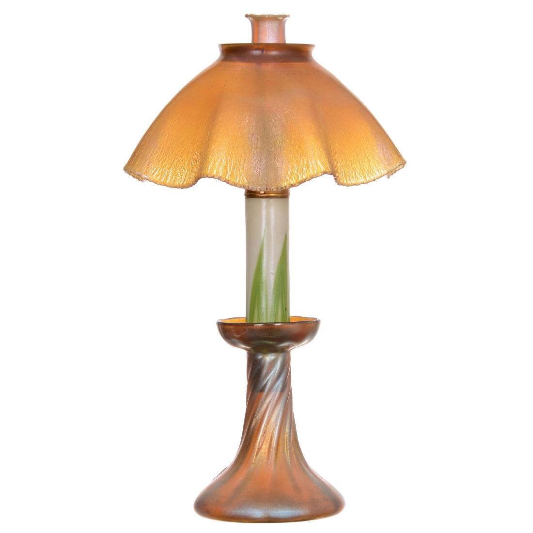Very Rare Complete Tiffany Candle Lamp