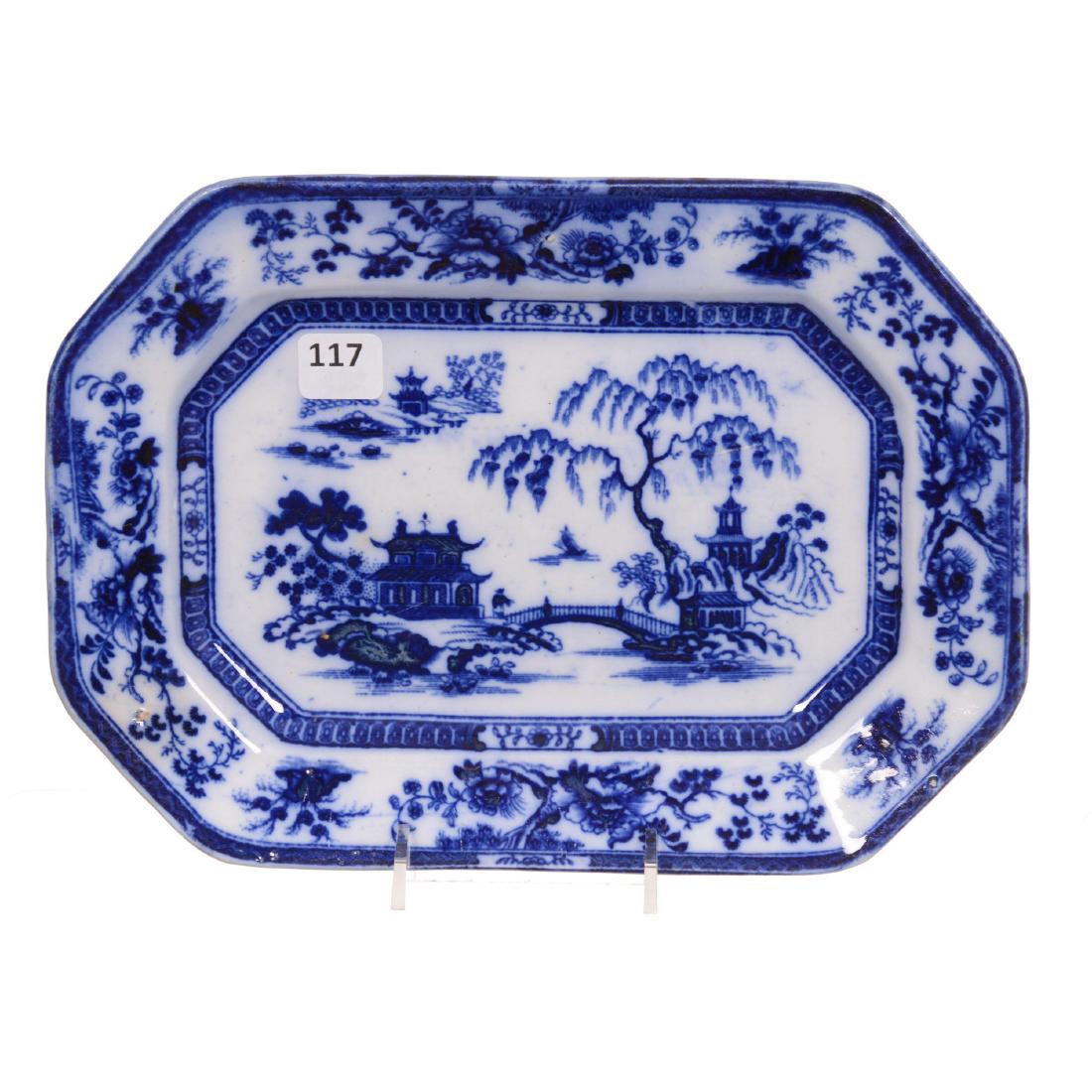 Flow Blue Small Tray by Maddock (1 of 2)