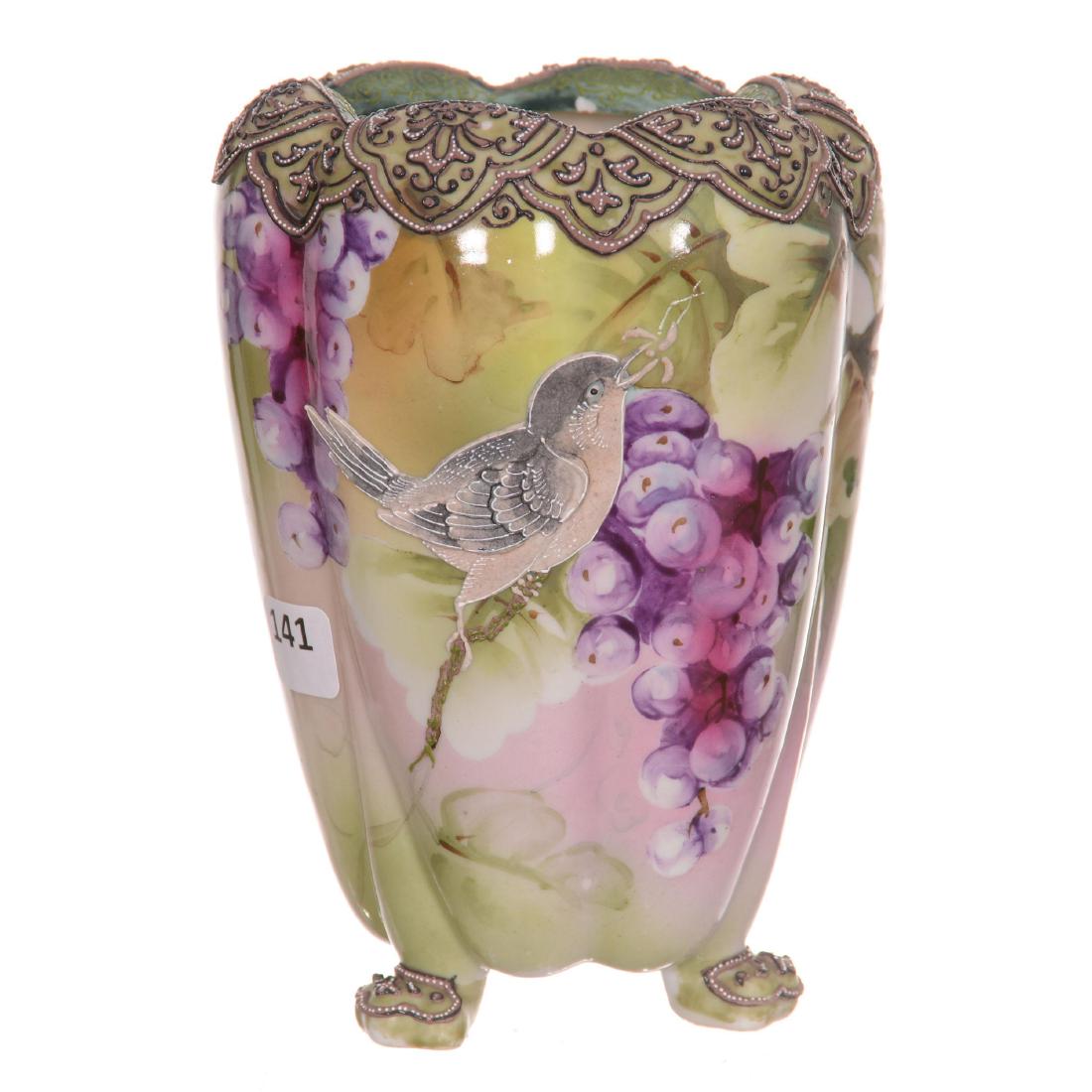 Nippon Three-Footed Vase (1 of 3)