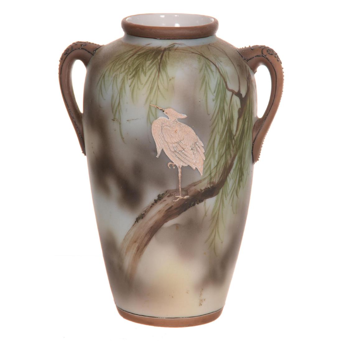 Nippon Two-Handled Vase (1 of 2)