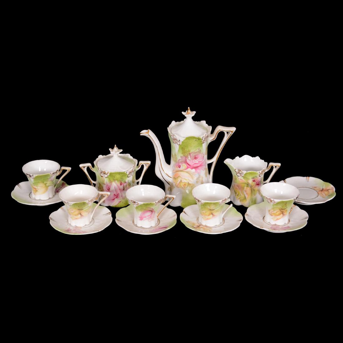 Unmarked R.S. Prussia Doll Tea Set (1 of 3)