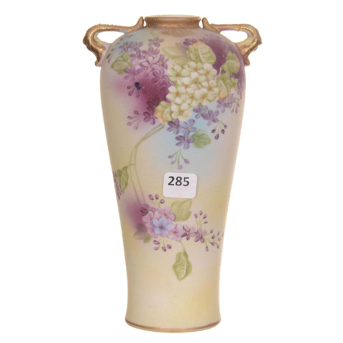 Marked Japan Two-Handled Vase (1 of 2)