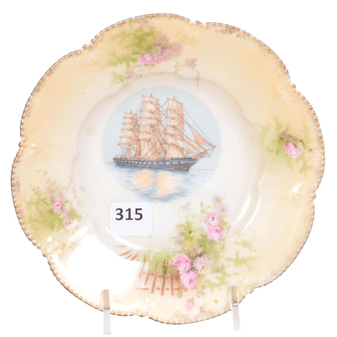 Unmarked Prussia Dessert Plate (1 of 2)