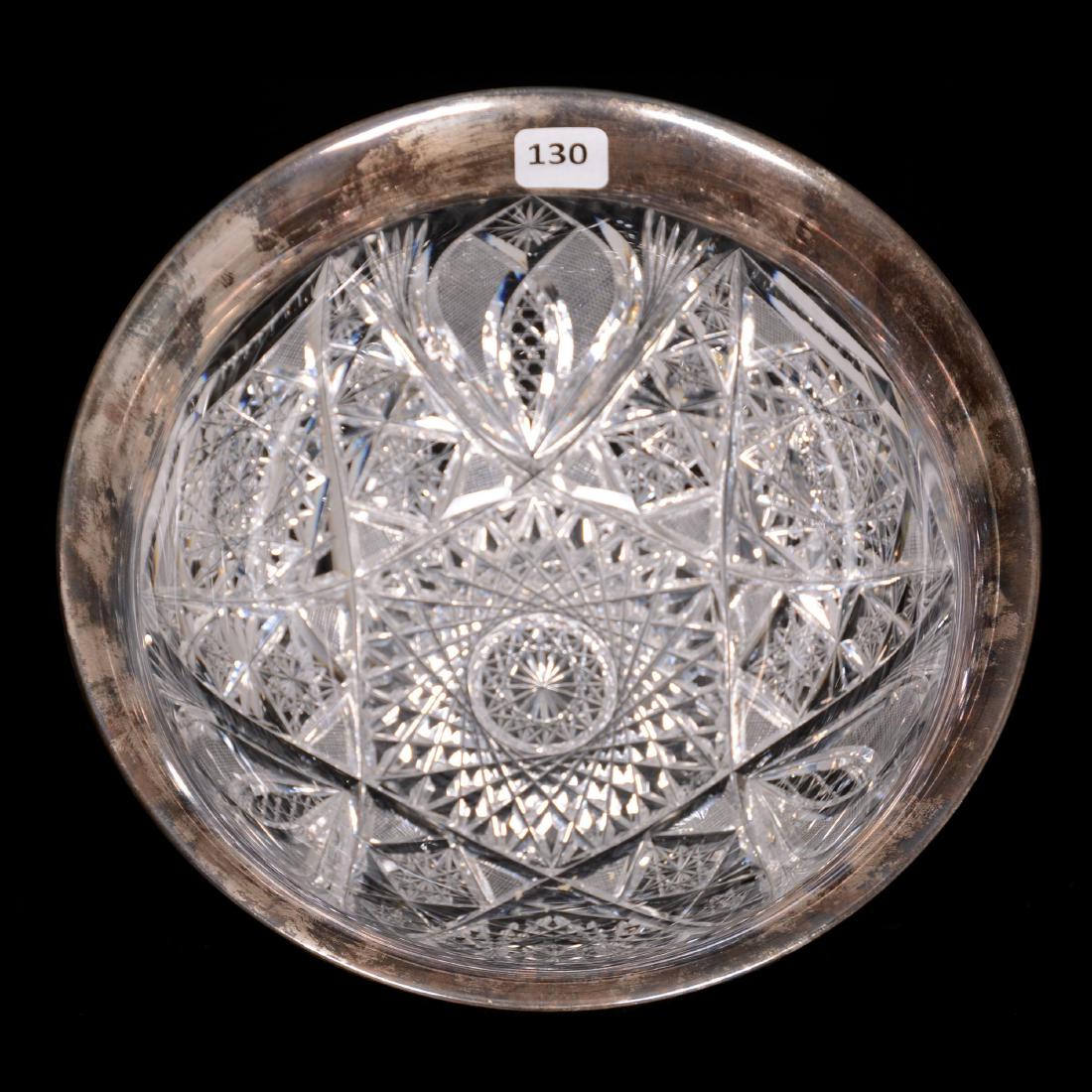 Bowl with Sterling Rim - ABCG (1 of 3)