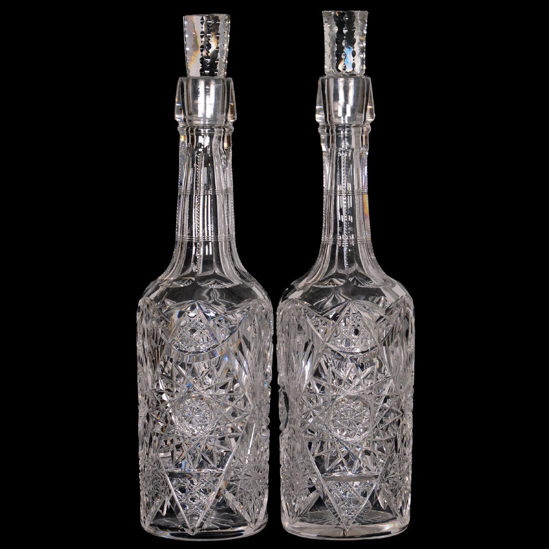 Pair Whiskey Bottles - ABCG (1 of 3)