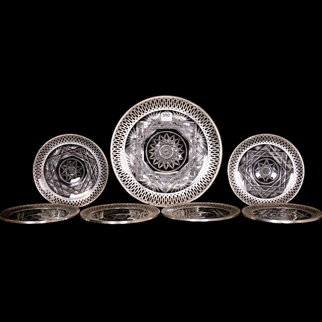 Dessert Set with Sterling - ABCG (1 of 2)