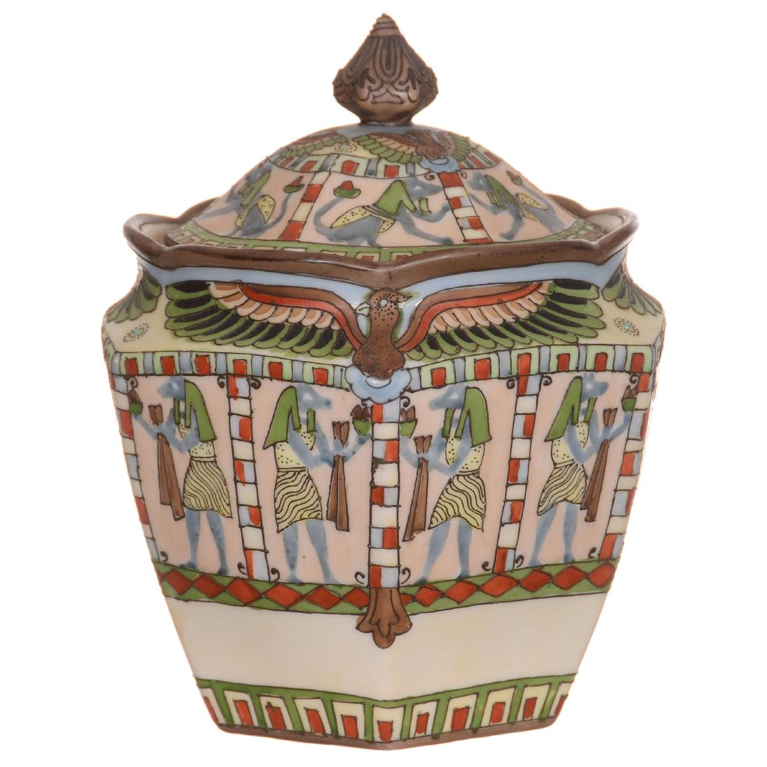 Nippon Six-Sided Biscuit Jar (1 of 2)