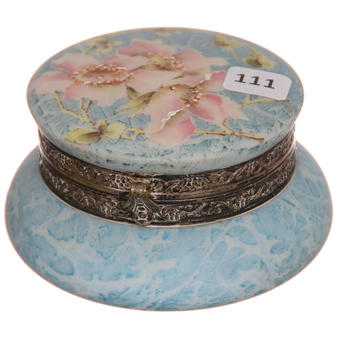 Kelva Round Hinged Jewel Box (1 of 2)