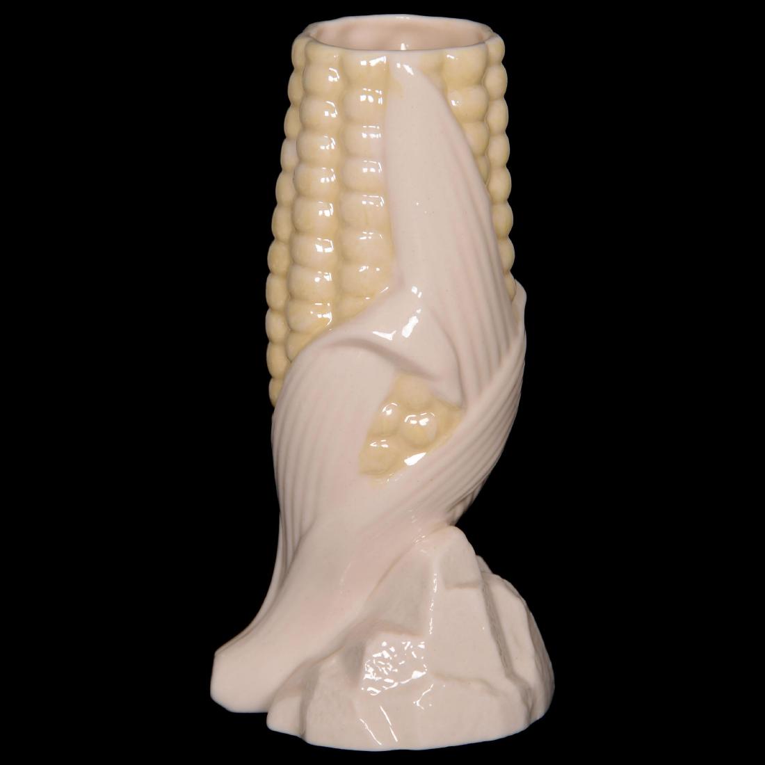 Irish Belleek (Green Mark) Corn Vase (1 of 2)