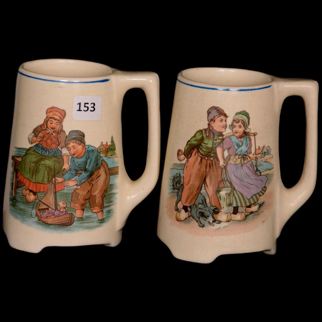(2) Roseville Art Pottery Mugs (1 of 2)