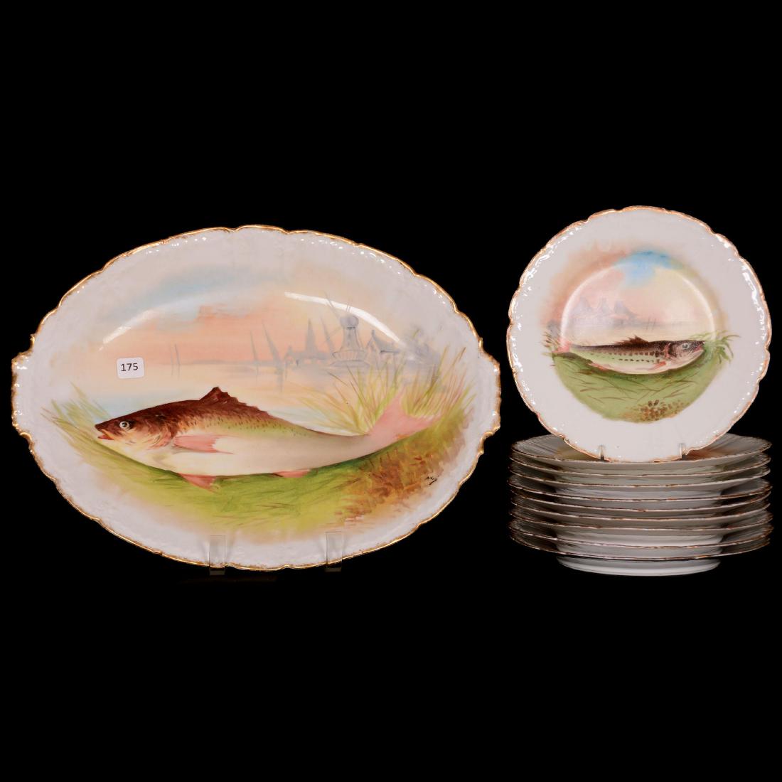 Limoges Fish Set (1 of 7)
