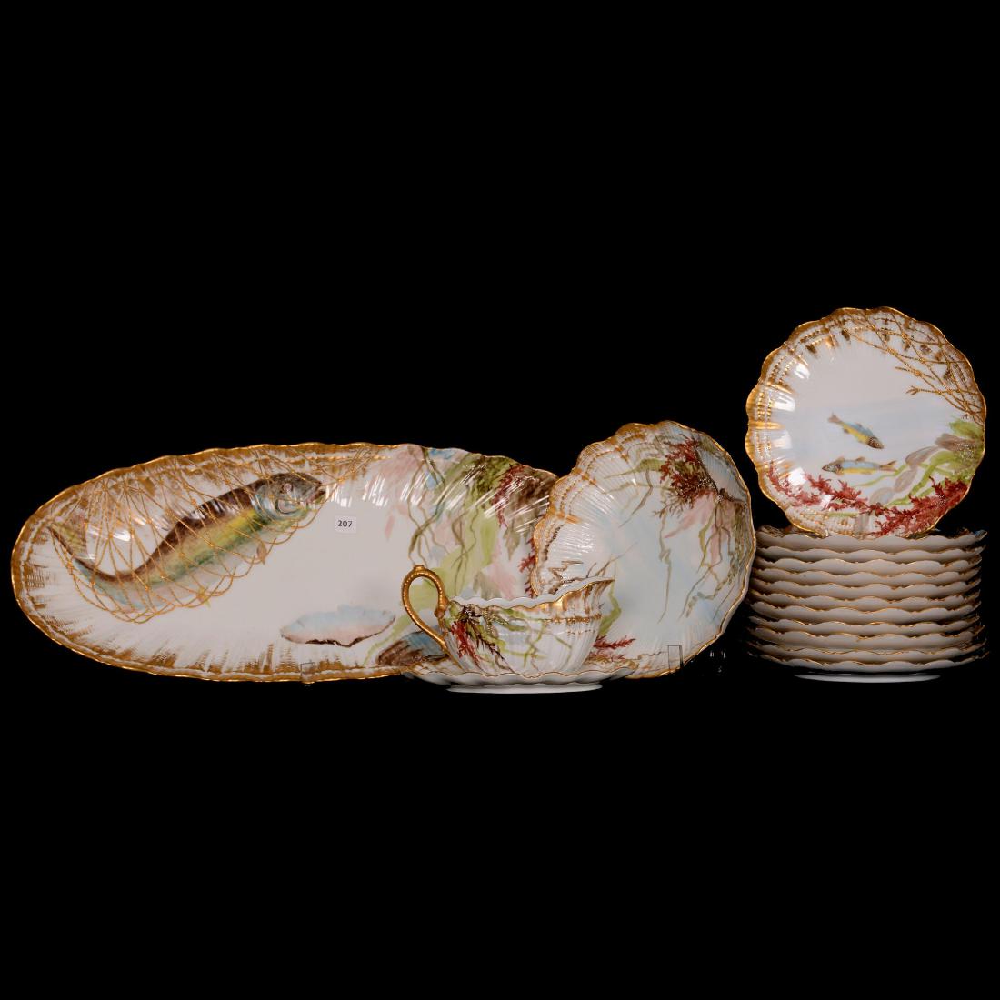 Fantastic Limoges Fish Set (1 of 10)