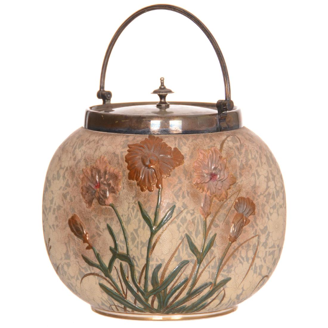 Doulton Burslem Biscuit Jar (1 of 2)