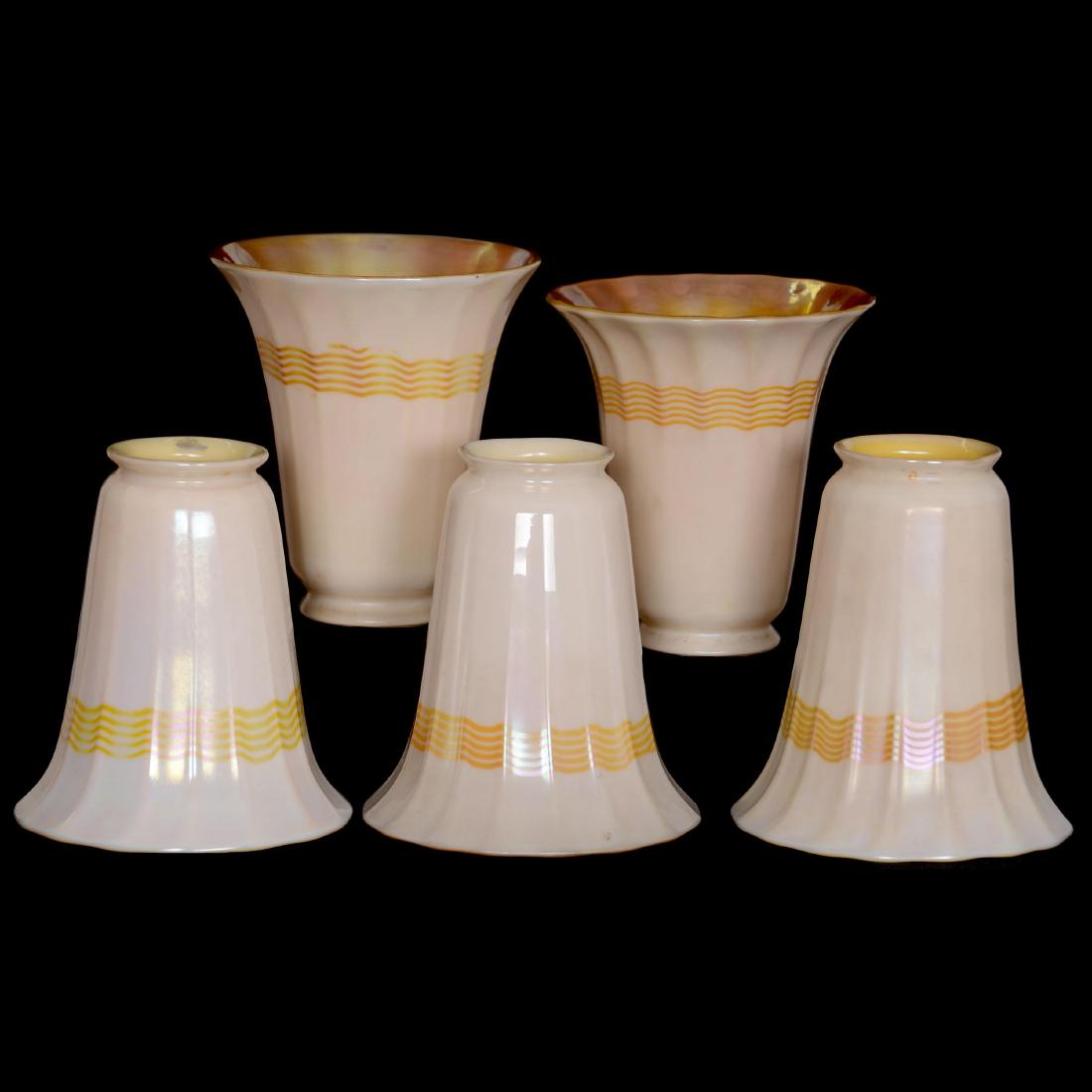 (5) Art Glass Lamp Shades (1 of 1)