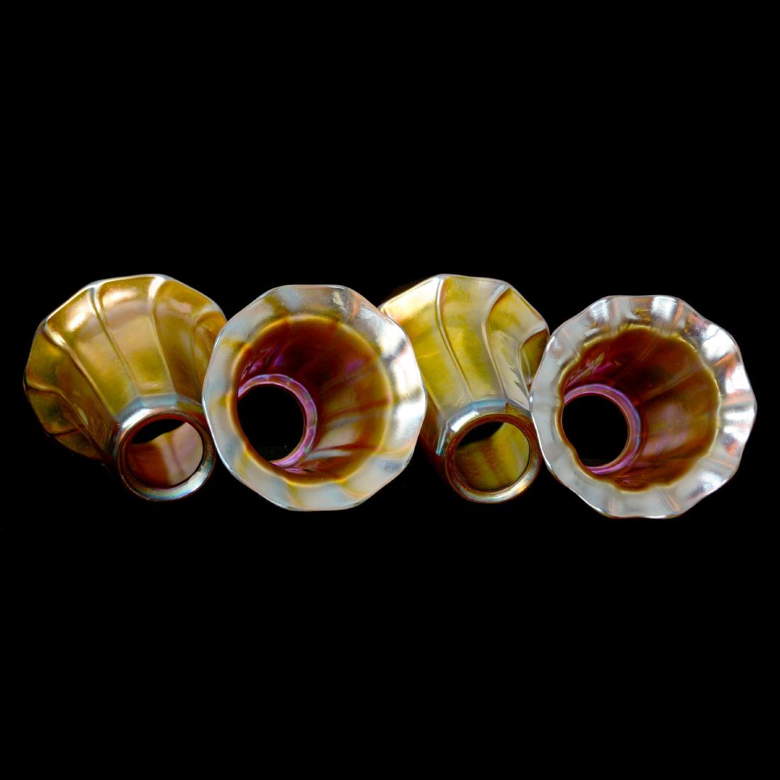 (4) Art Glass Lamp Shades (1 of 3)