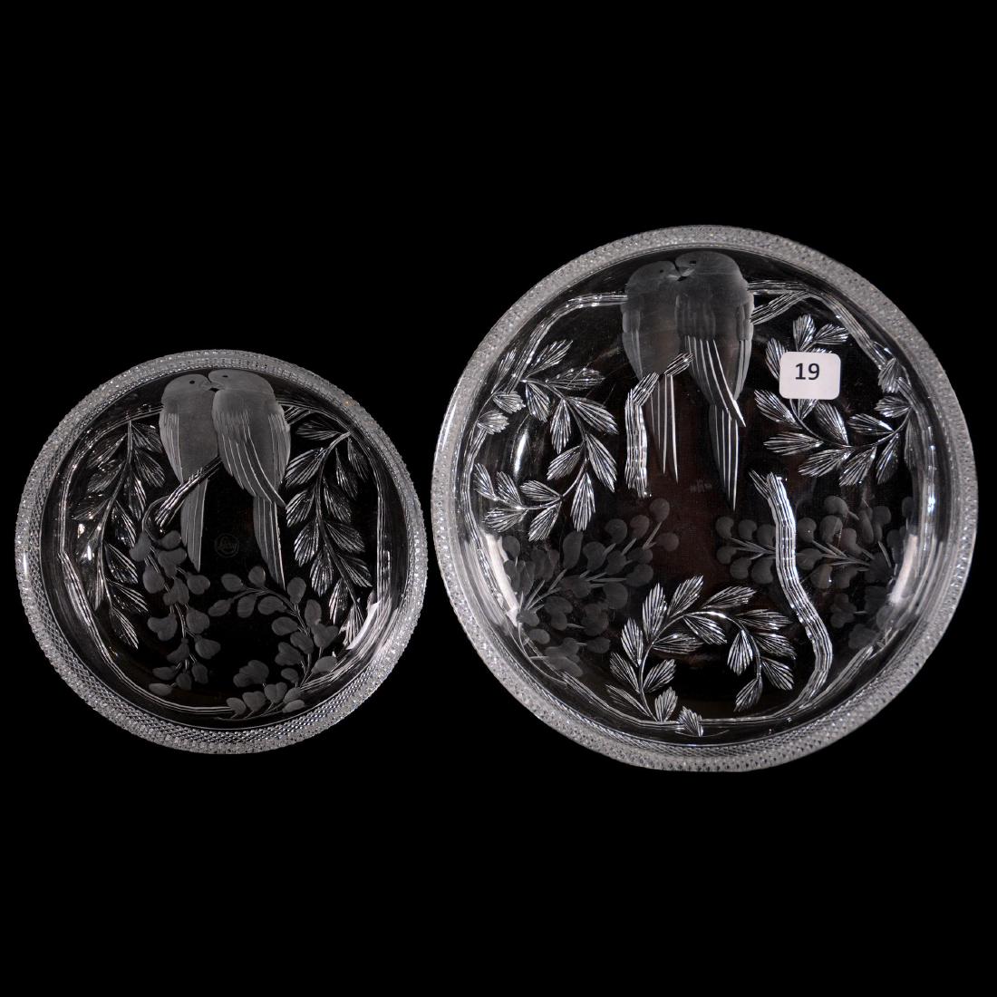 (2) Wisteria Pattern Bowls - BPCG (1 of 3)