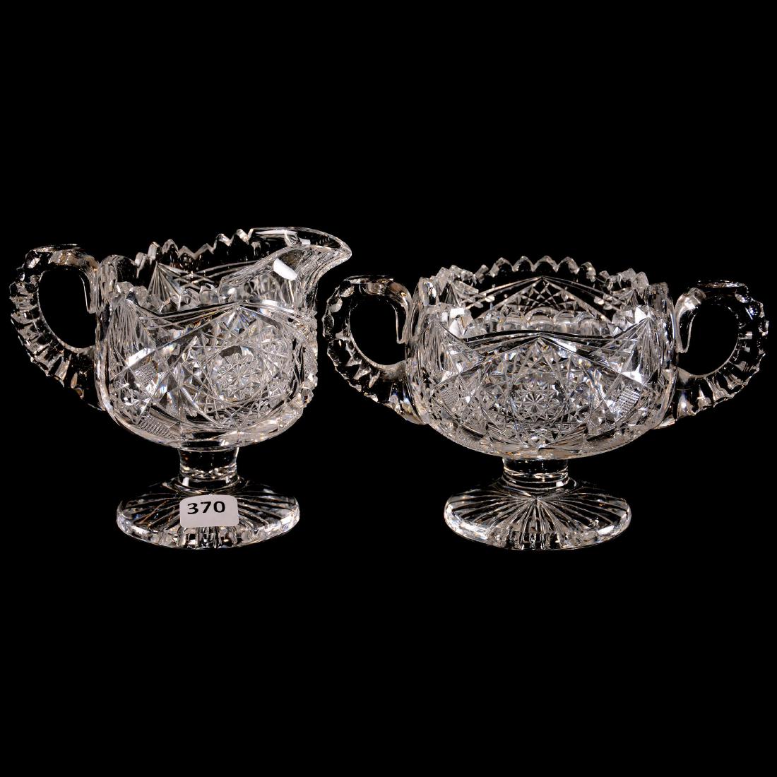 Pedestal Creamer & Sugar - BPCG (1 of 2)