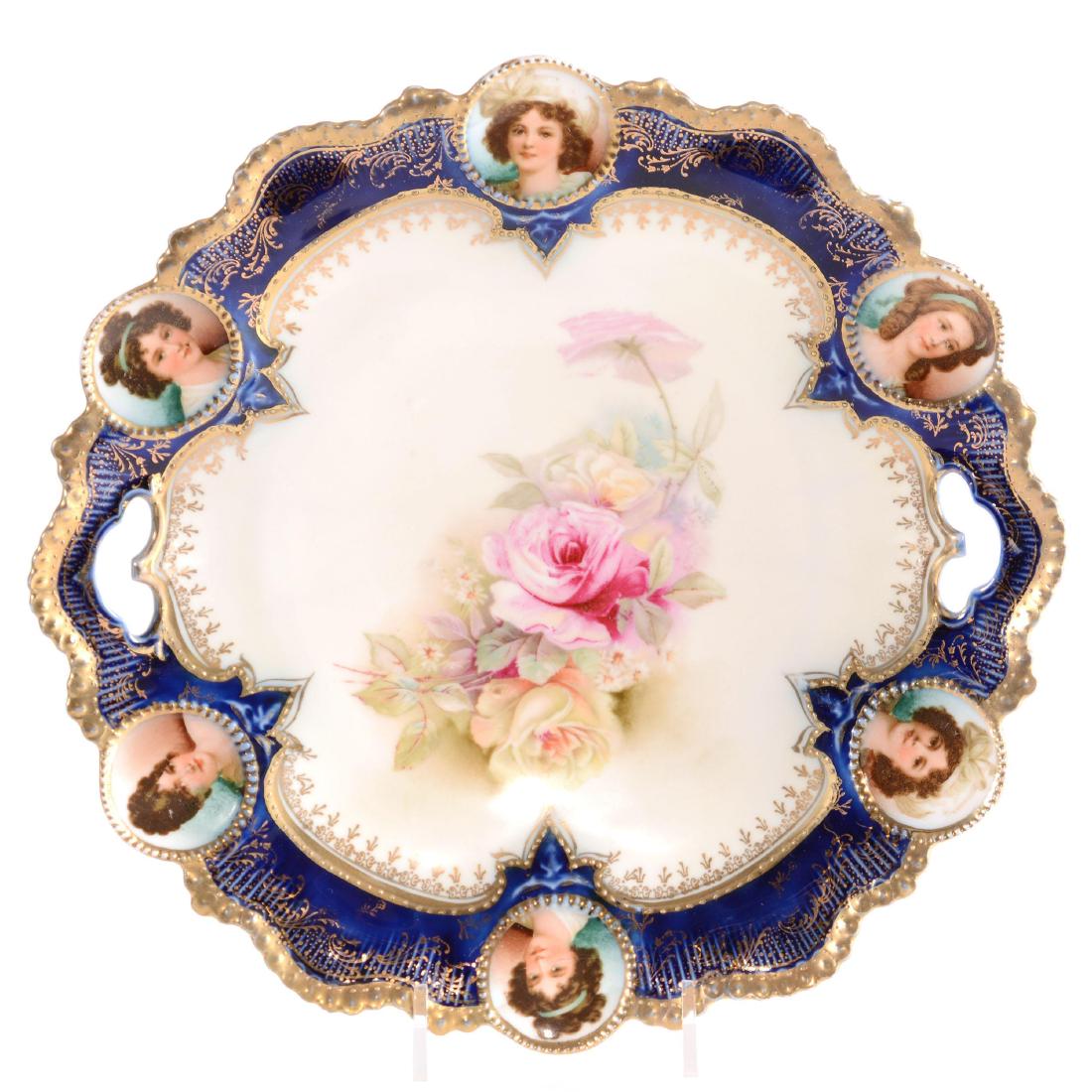 Cake Plate - Marked R.S. Prussia (1 of 2)