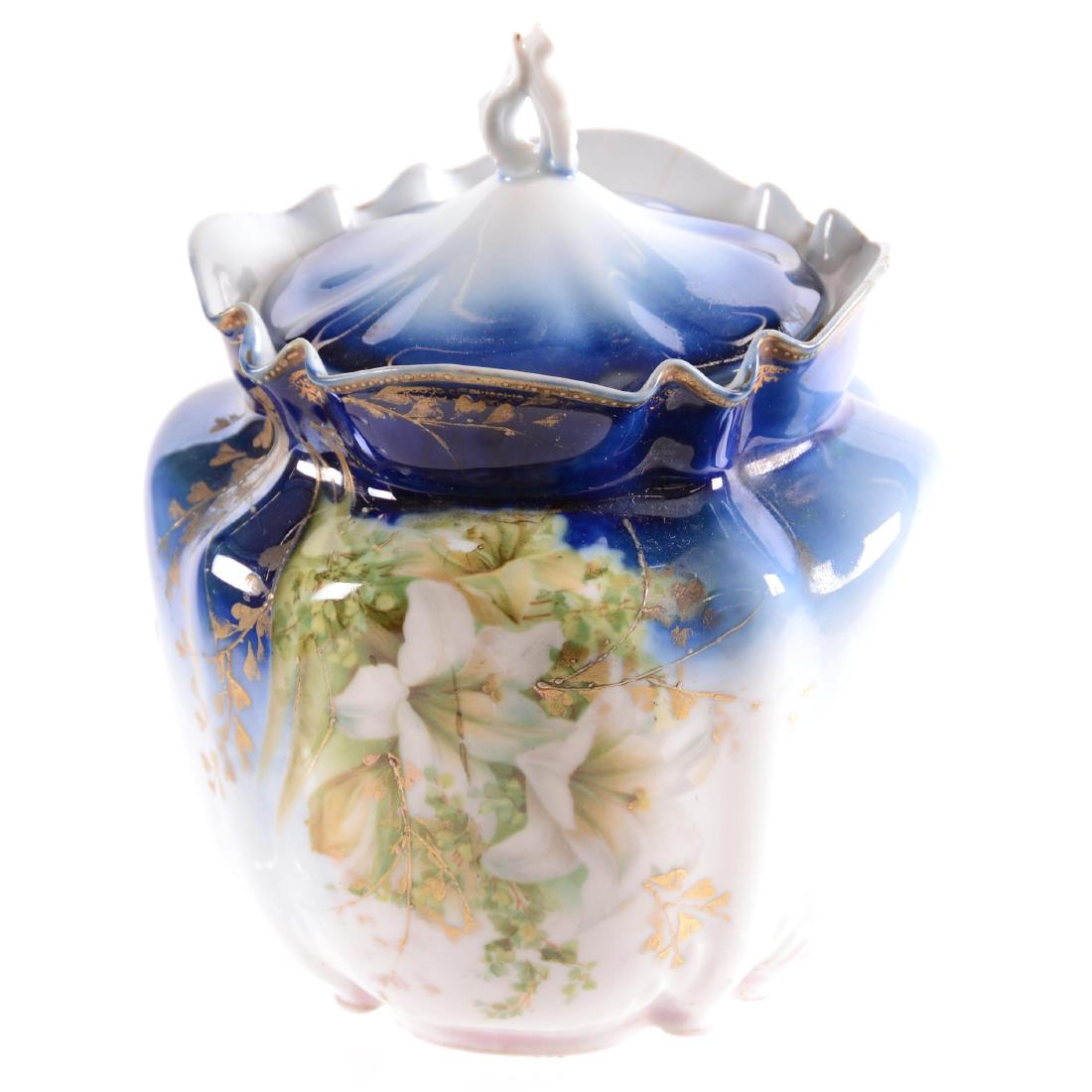 Cracker Jar - Marked R.S. Prussia (1 of 3)