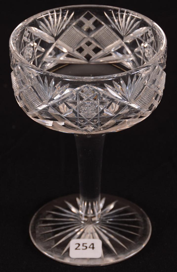 Jelly Compote - BPCG: Jelly Compote - Brilliant Period Cut Glass - 6.25" X 4" - Doris Pattern by Pairpoint