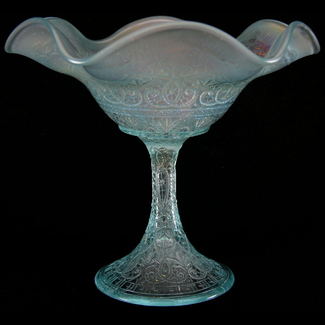 Carnival Glass Compote - 6" (1 of 2)