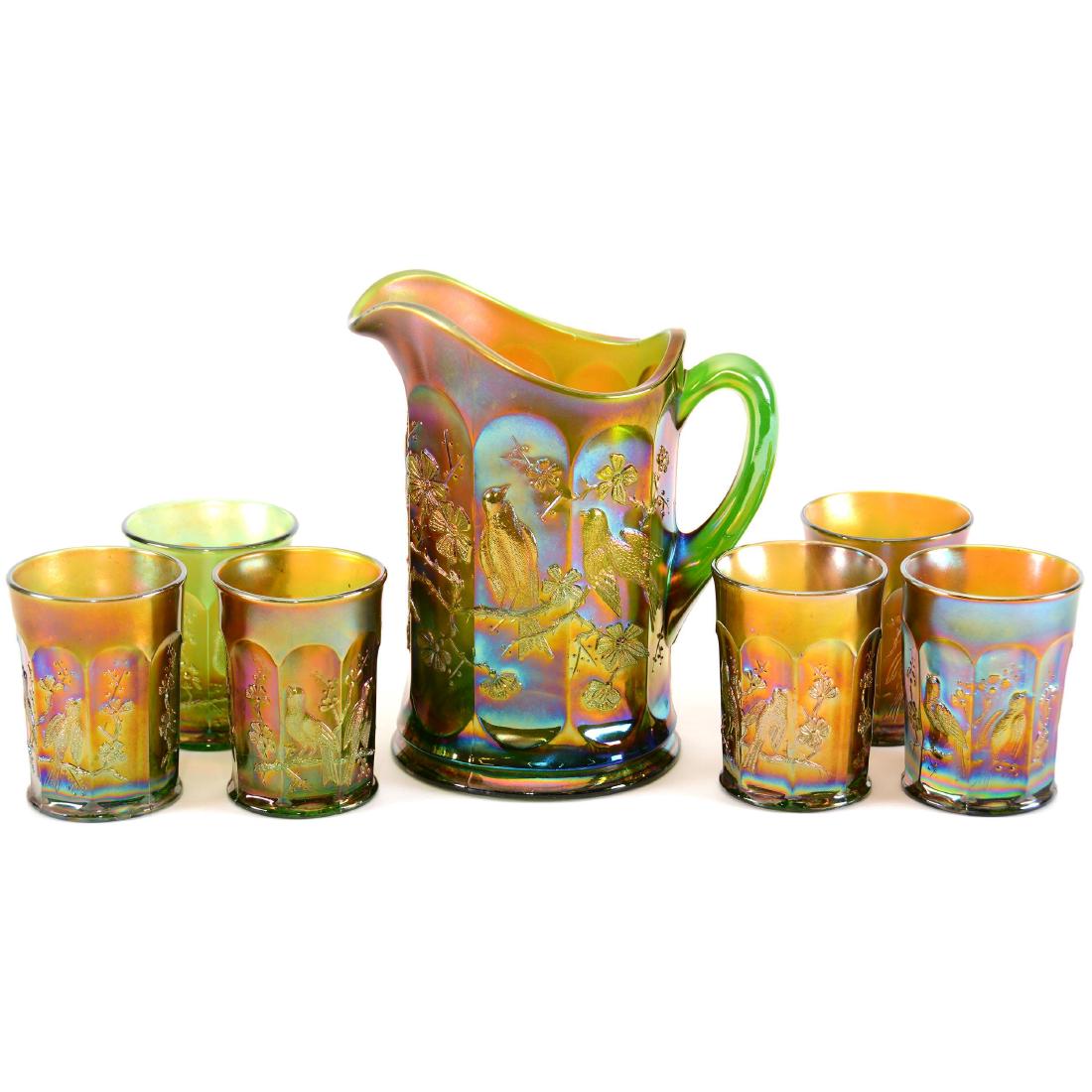 Carnival Glass Waterset (1 of 2)
