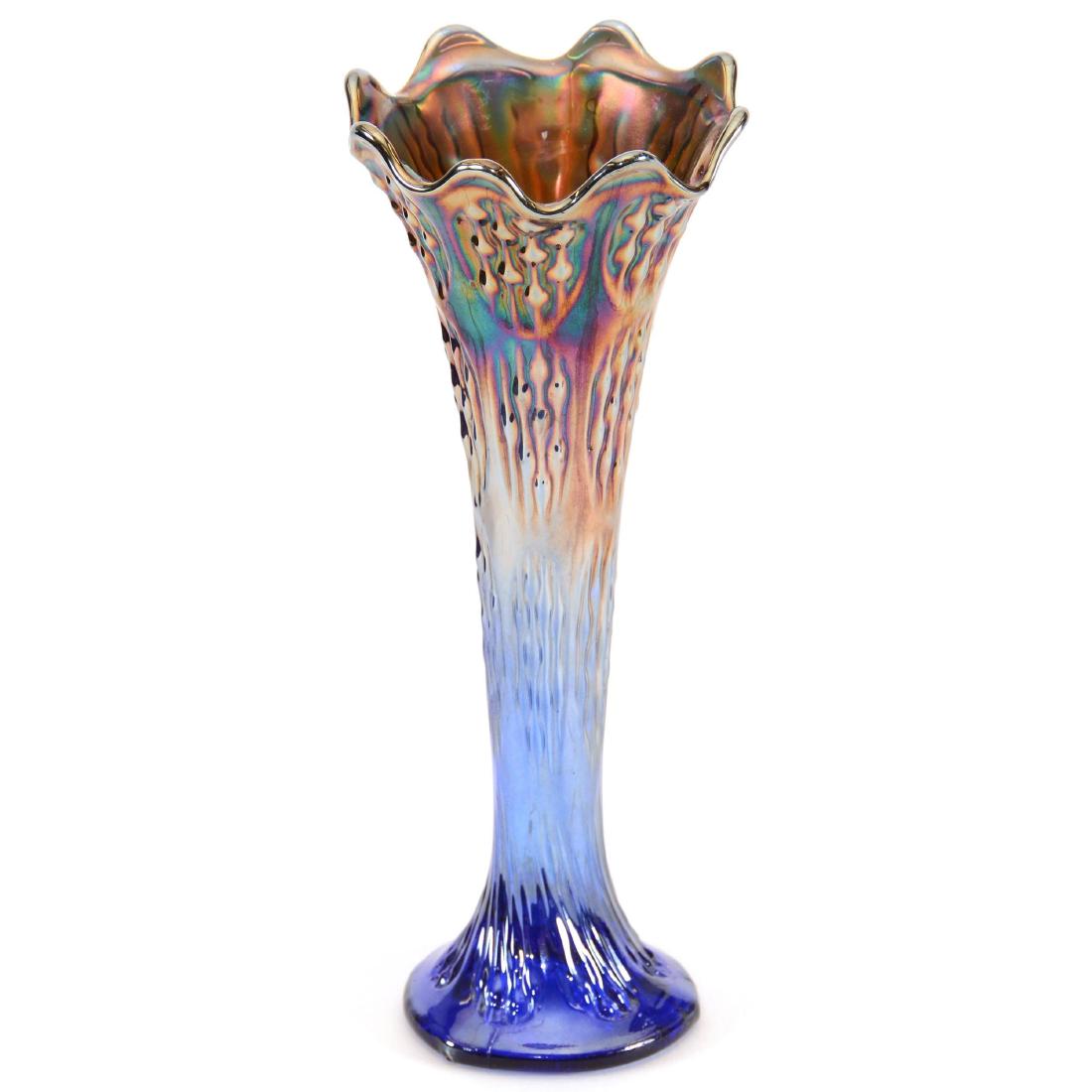Carnival Glass Vase - 10.25" (1 of 2)