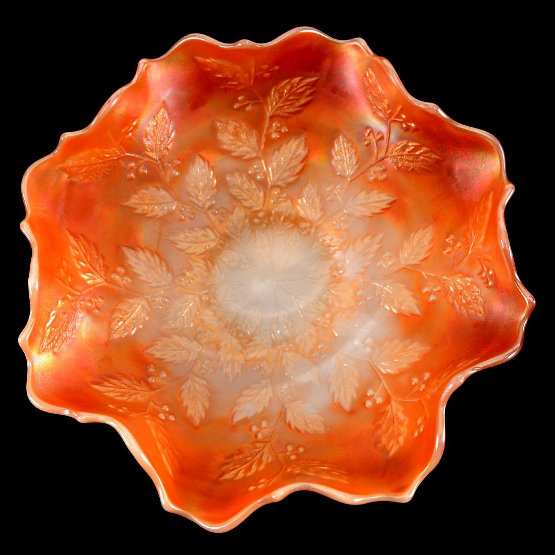 Carnival Glass Bowl - 9" (1 of 2)