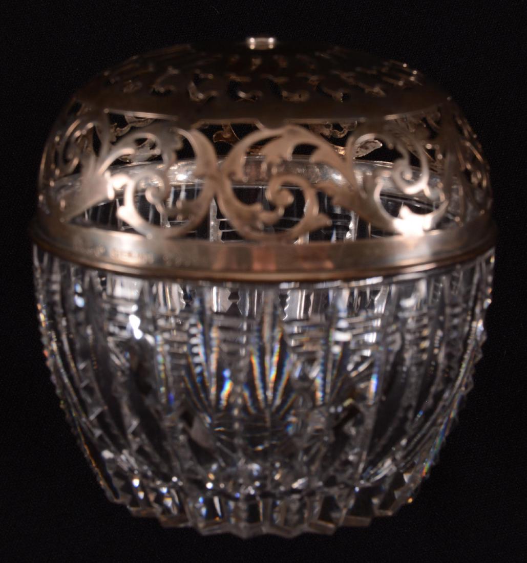 String Holder - American Brilliant Cut Glass - 3.25"H. (1 of 3)