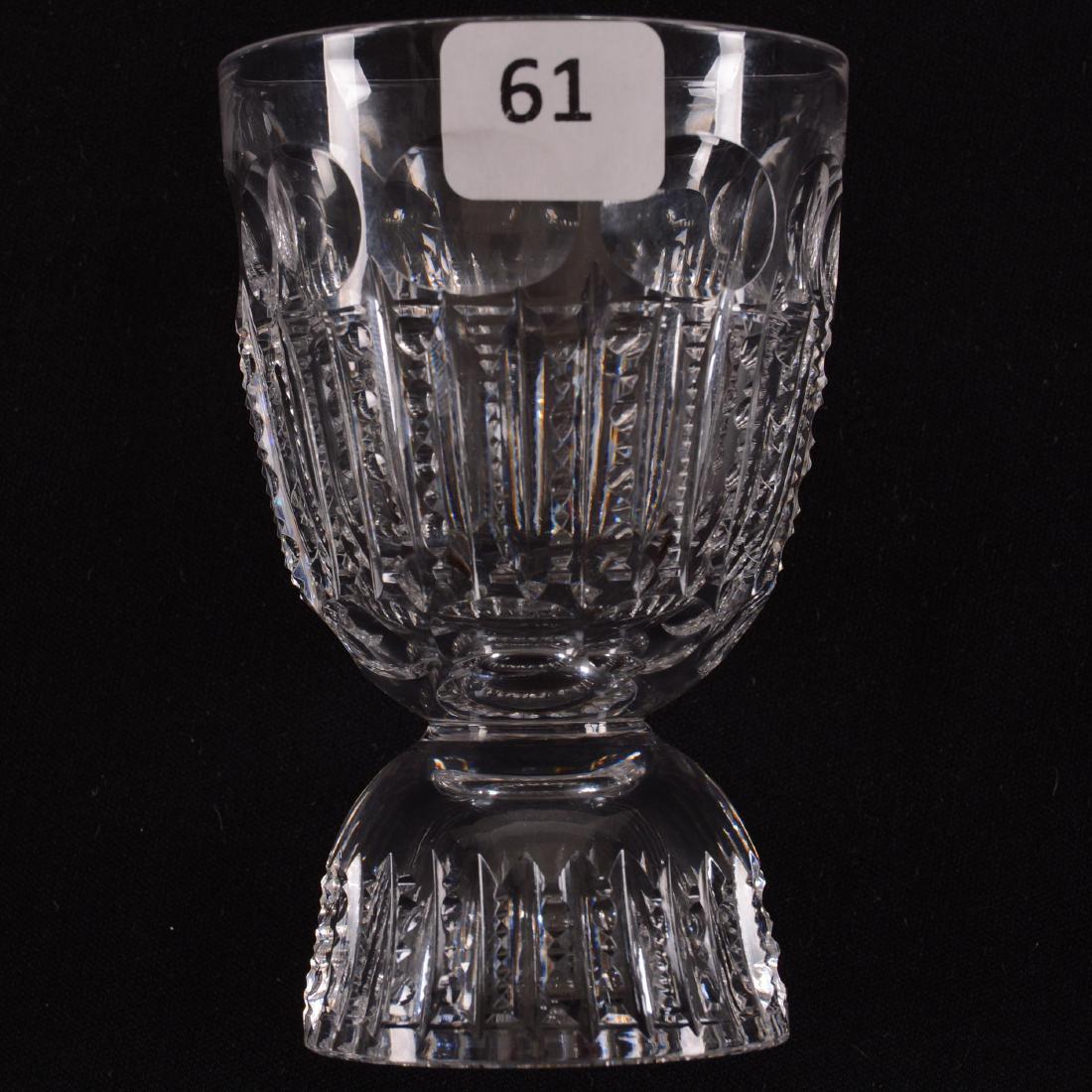Novelty Cup - American Brilliant Cut Glass - 4": Novelty Cup - American Brilliant Cut Glass - 4" Cambridge Pattern by Pairpoint - Reversible Cup