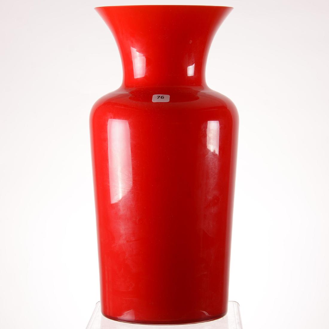 Contemporary Venetian Art Glass Vase - 15.5" X 8" (1 of 3)