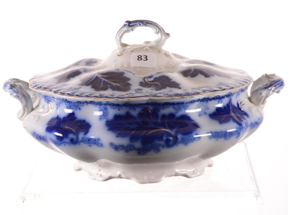 Casserole - Normandy Pattern Flow Blue (1 of 3)